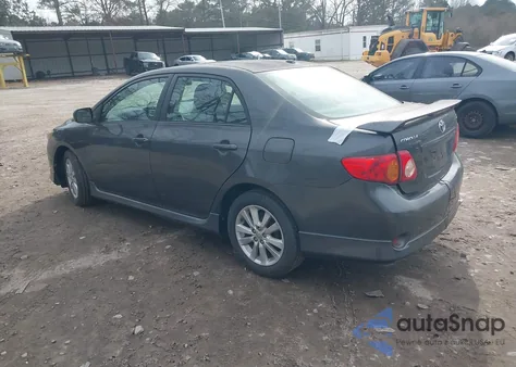 2009 Toyota Corolla S из США, поврежденный, VIN 2T1BU40E89C114590